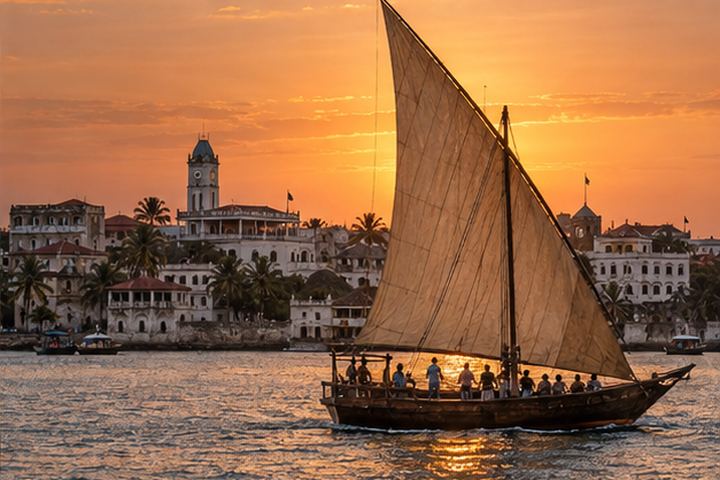 Zanzibar Dhow Sunset Cruise on East African waters