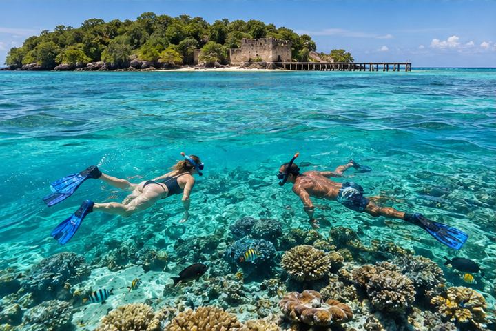 Mnemba Atoll Dive Boat on East African waters
