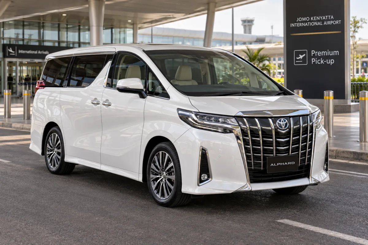 Toyota Alphard (VIP Van) available for hire in East Africa