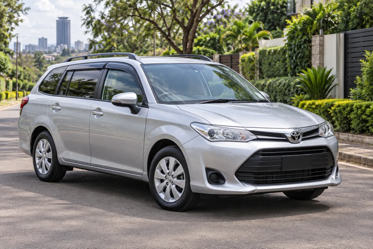 Toyota Corolla Fielder available for hire in East Africa
