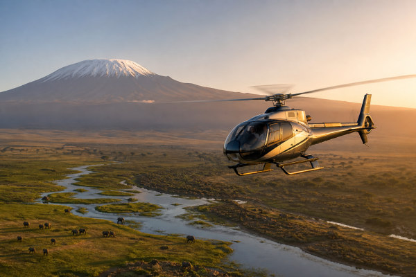 Kilimanjaro & Amboseli Helicopter Experience
