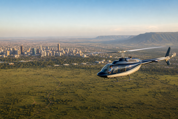 Nairobi Skyline & Rift Valley Helicopter Flight